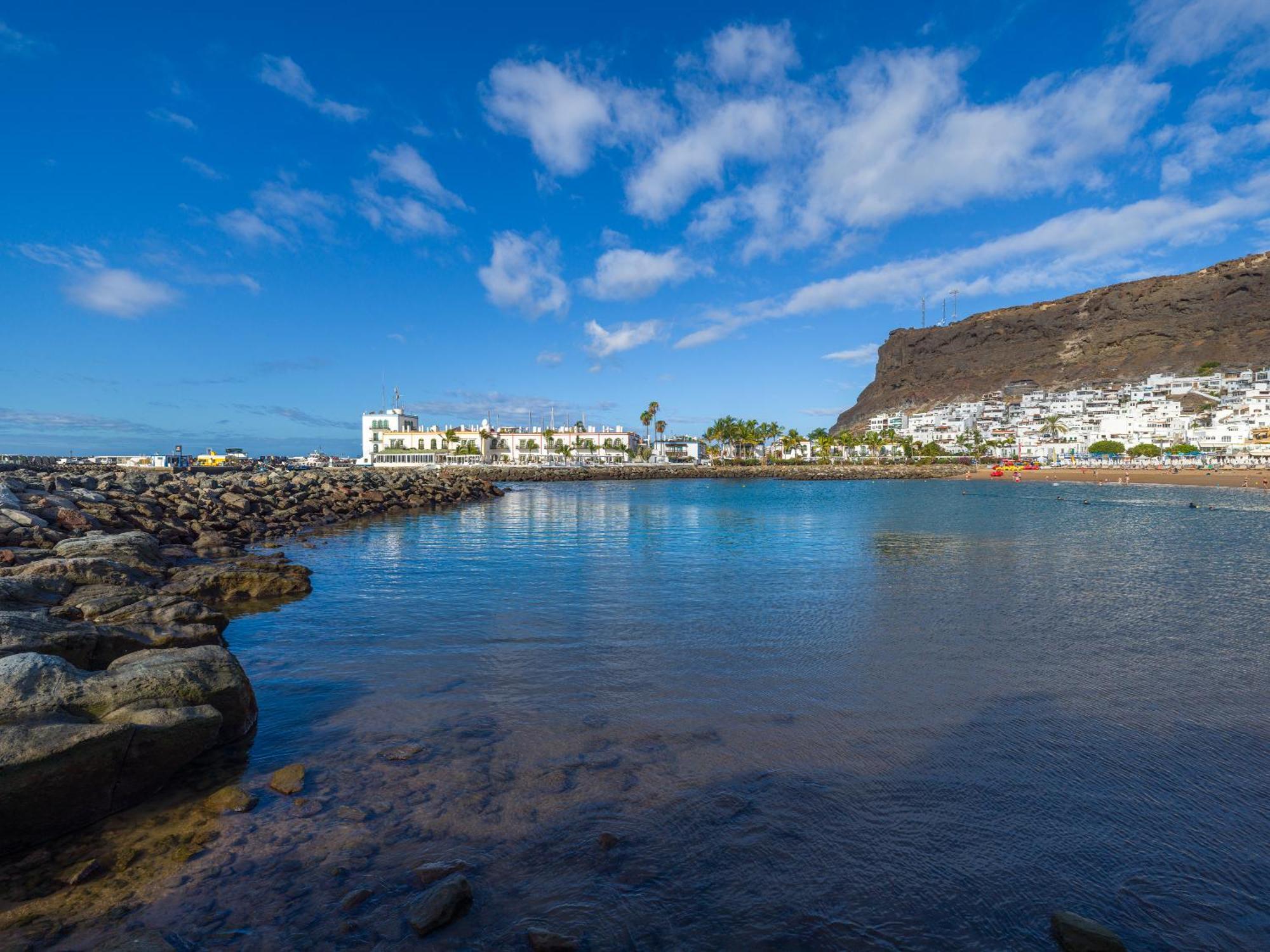 Amarre Pool Puerto De Mogan Exterior foto