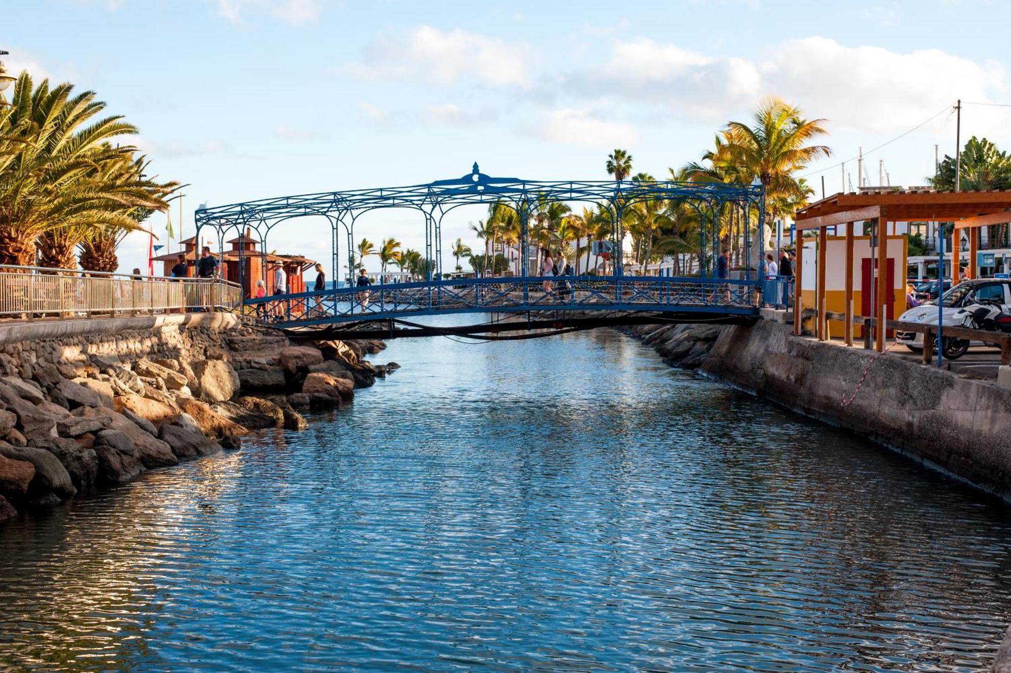 Amarre Pool Puerto De Mogan Exterior foto