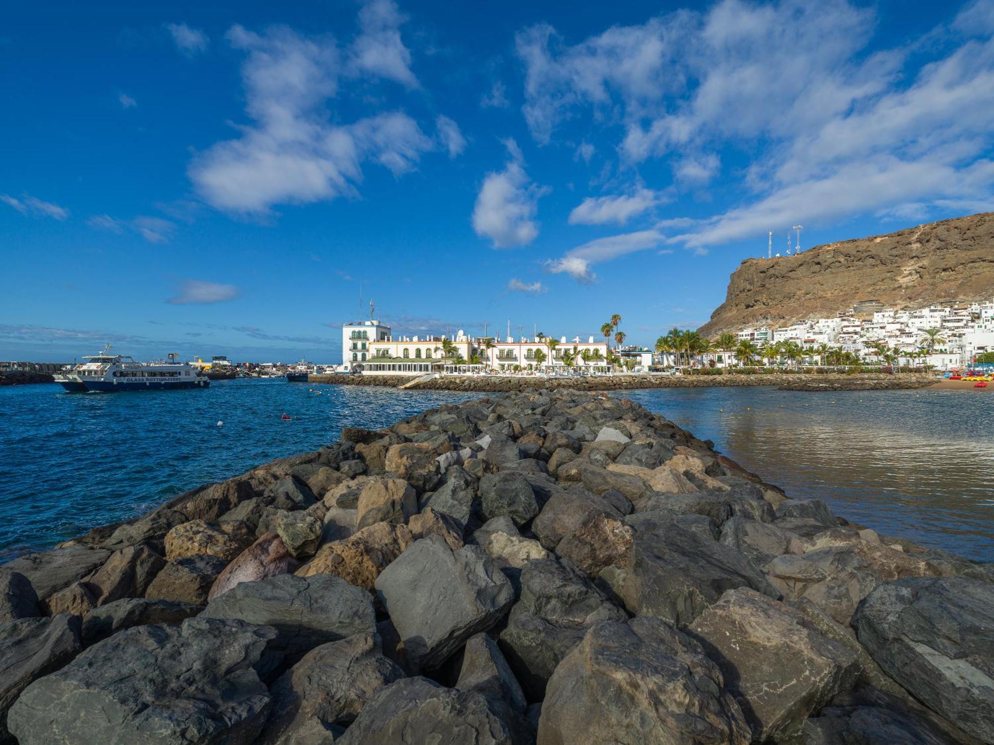 Amarre Pool Puerto De Mogan Exterior foto